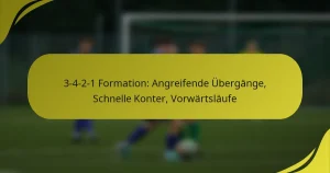 3-4-2-1 Formation: Angreifende Übergänge, Schnelle Konter, Vorwärtsläufe