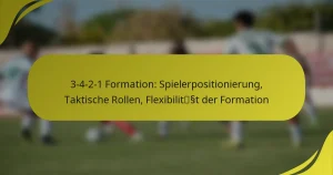 3-4-2-1 Formation: Spielerpositionierung, Taktische Rollen, Flexibilität der Formation